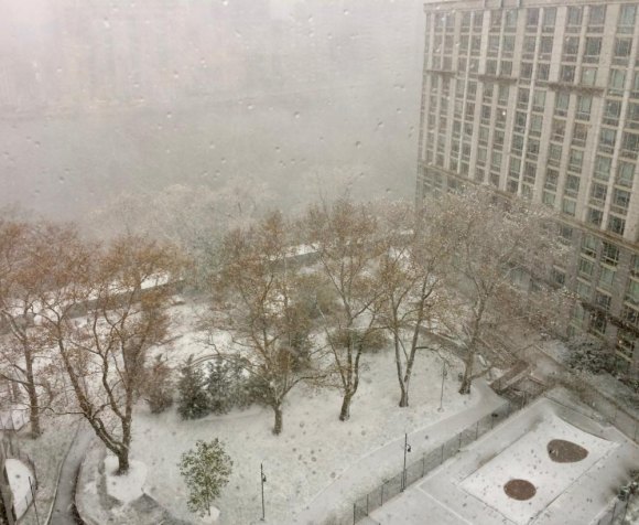 Roosevelt Island Year in Pictures, 2018: Part Two November 15th, an early snow storm swept the city, hampering evening rush.